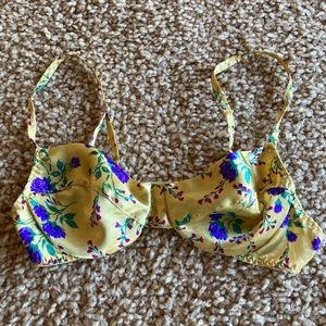 Vintage Floral Bra Top